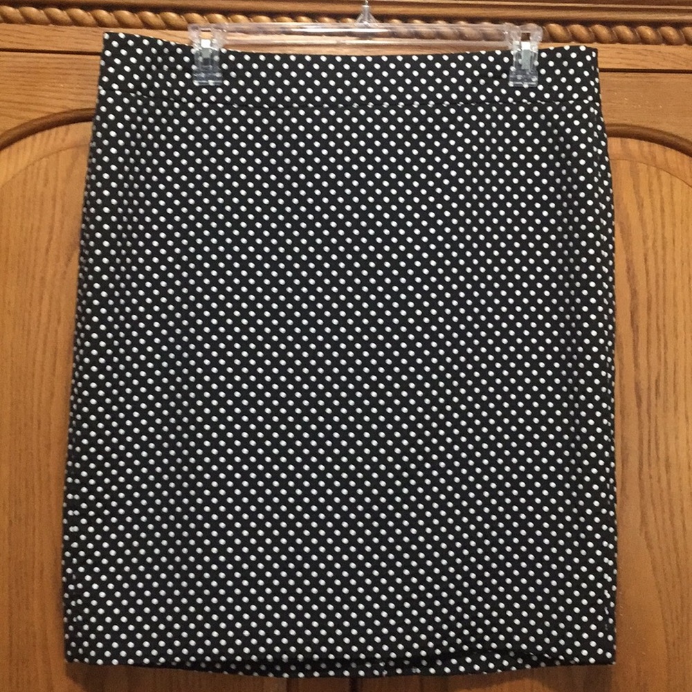 Ann Taylor Polka Dot Pencil Skirt Size 18